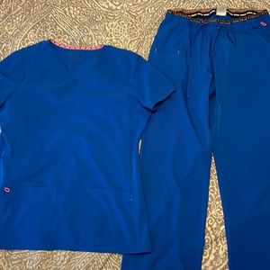 heart soul women’s scrub set